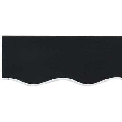 Awning Valance Black 2.8 x 0.2 m Canvas