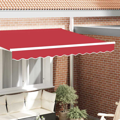 Awning Valance Red 2.3 x 0.2 m Canvas