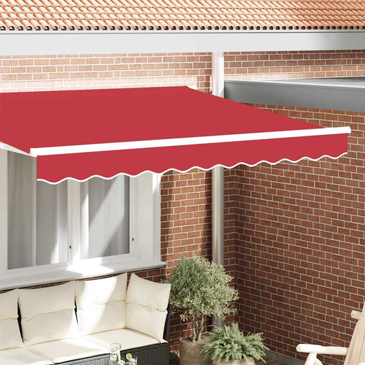 Awning Valance Red 2.8 x 0.2 m Canvas