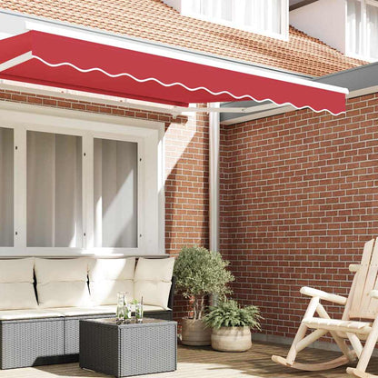 Awning Valance Red 2.8 x 0.2 m Canvas