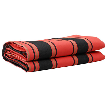 Awning Replacement Fabric Orange and black 10 x 1.6 m Fabric