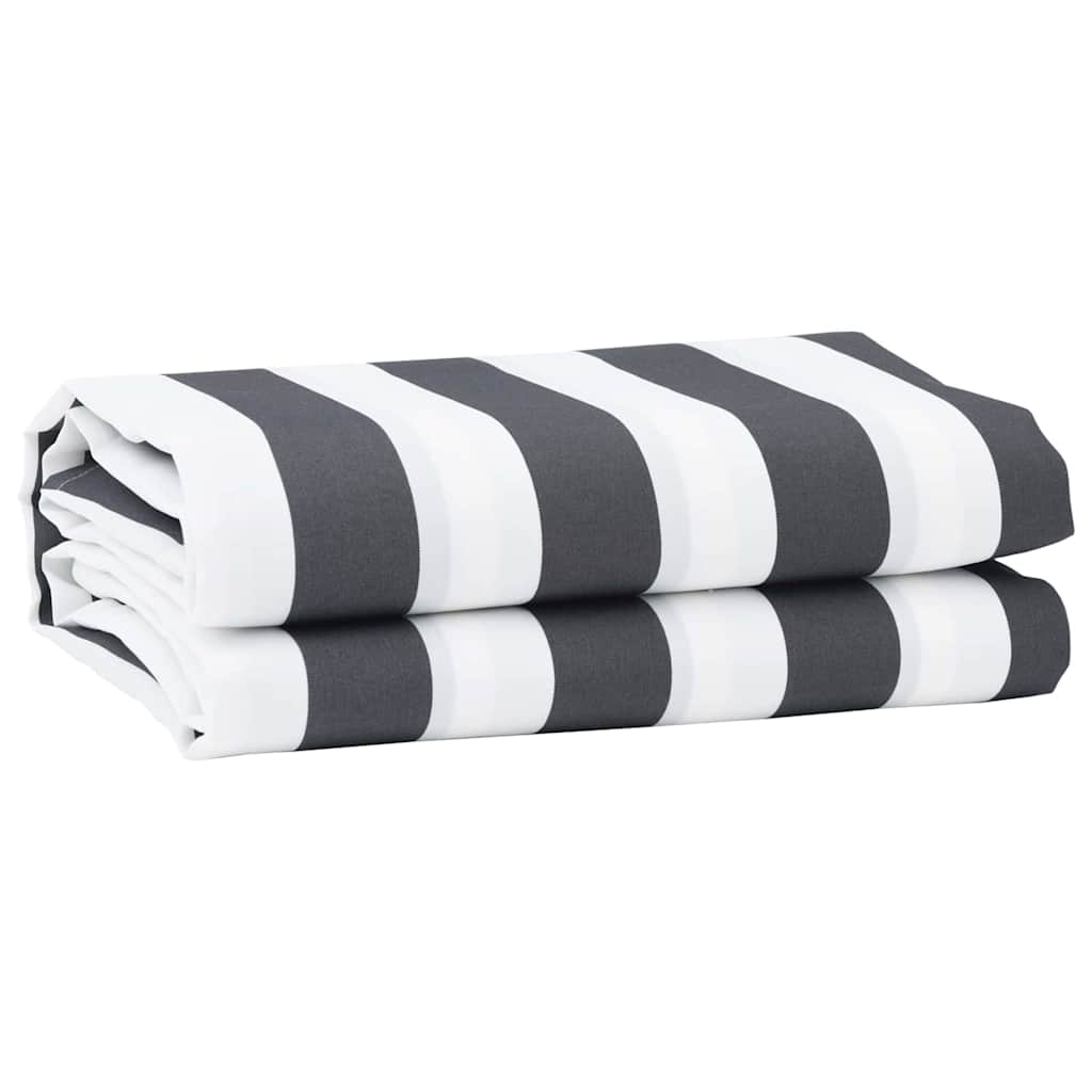 Awning Replacement Fabric Anthracite and white 3 x 2 m Fabric