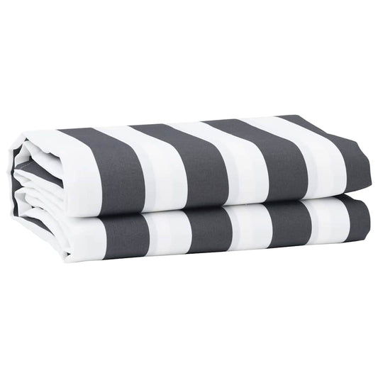 Awning Replacement Fabric Anthracite and white 3 x 2 m Fabric