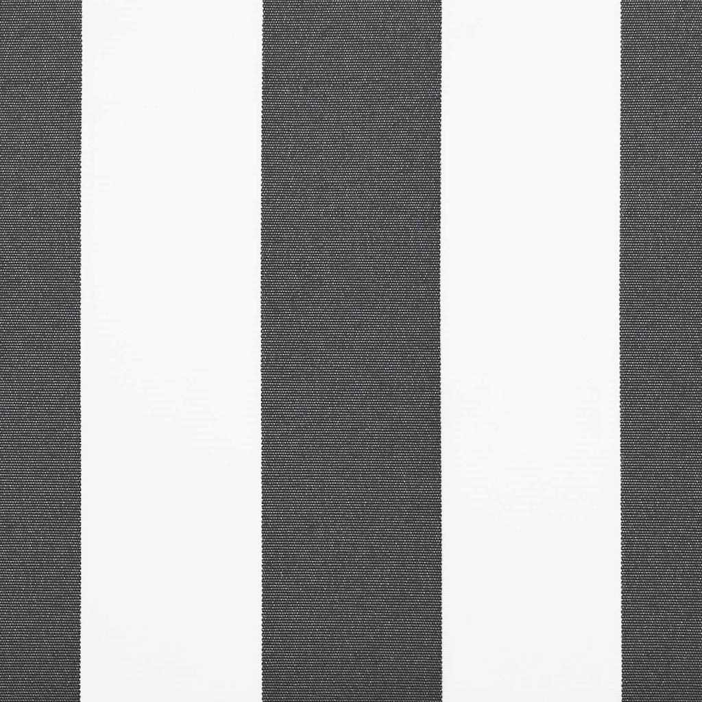 Awning Replacement Fabric Anthracite and white 3 x 2 m Fabric