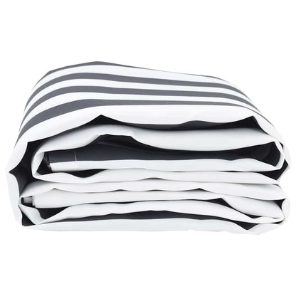 Awning Replacement Fabric Anthracite and white 3 x 2 m Fabric