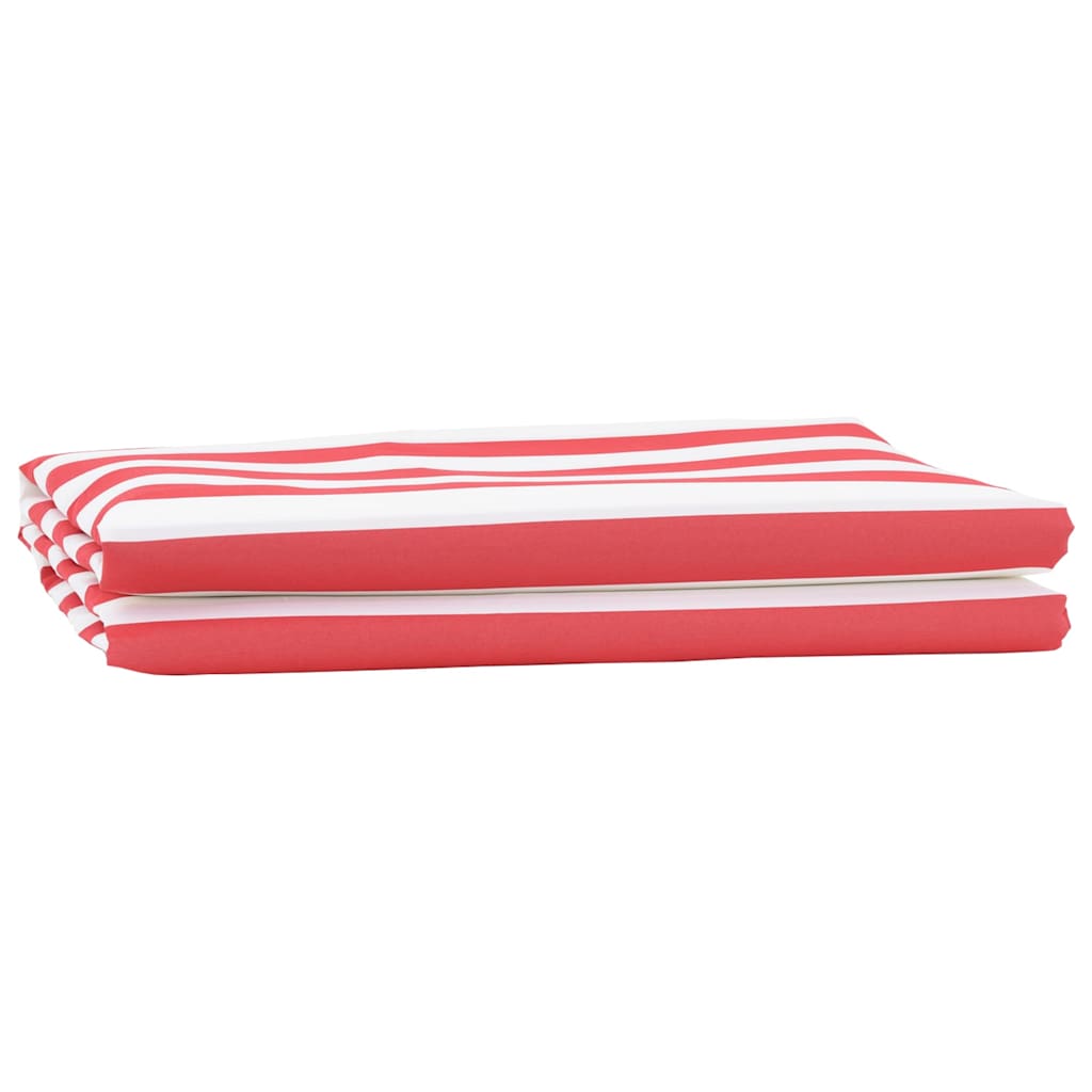 Awning Replacement Fabric Red and white 10 x 1.6 m Fabric
