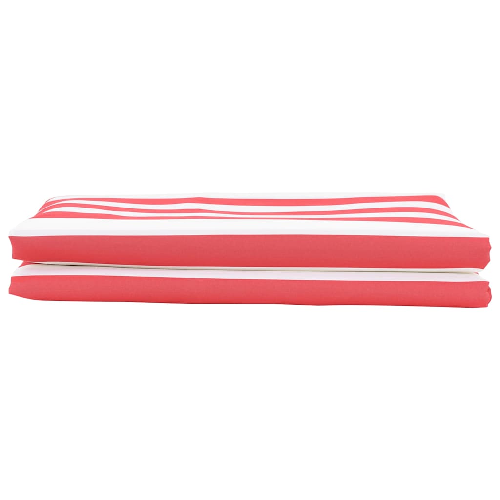 Awning Replacement Fabric Red and white 10 x 1.6 m Fabric