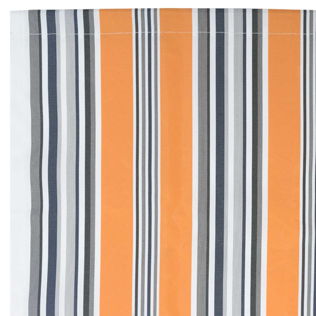 Awning Replacement Fabric Blue and orange 10 x 1.6 m Fabric