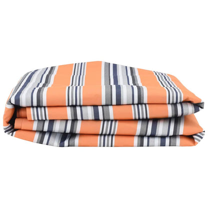 Awning Replacement Fabric Blue and orange 10 x 1.6 m Fabric