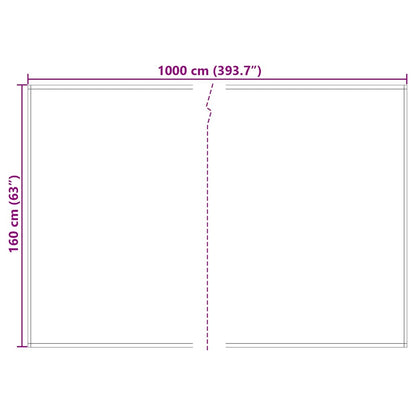 Awning Replacement Fabric White 10 x 1.6 m Fabric