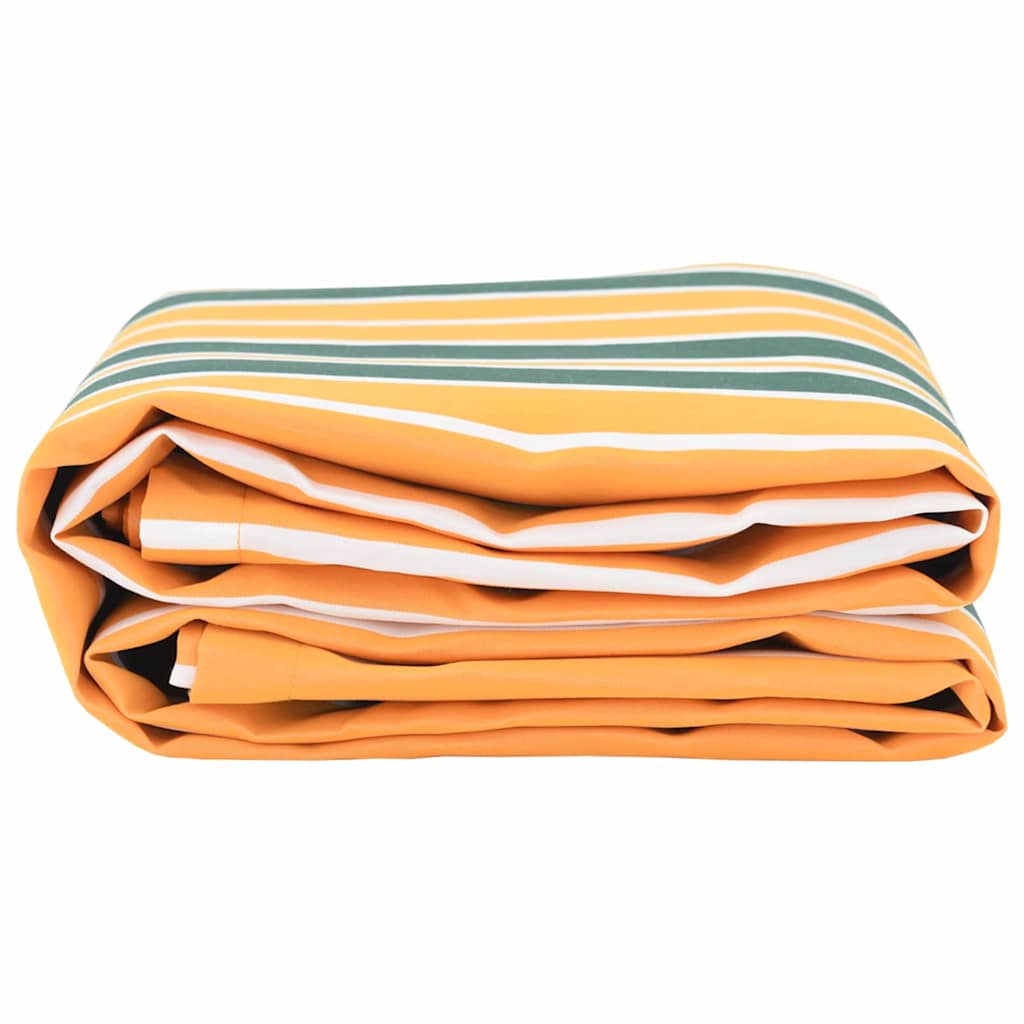 Awning Replacement Fabric Green and yellow 10 x 1.6 m Fabric