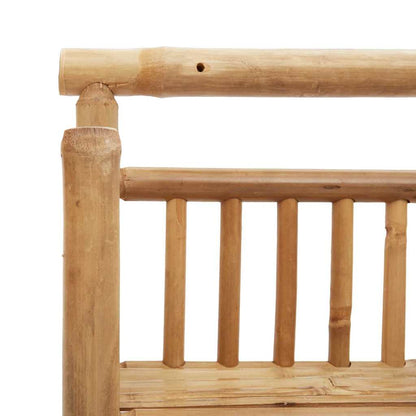 Wall Shelf with Shelf with Storage Brown 40 x 13 x 44 cm Bamboo