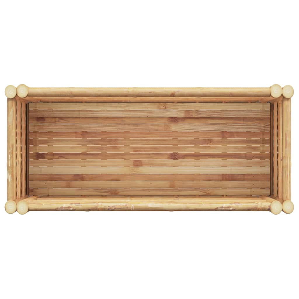 Garden Raised Bed Brown 70 x 35 x 70 cm Bamboo