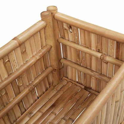 Garden Raised Bed Brown 90 x 35 x 70 cm Bamboo