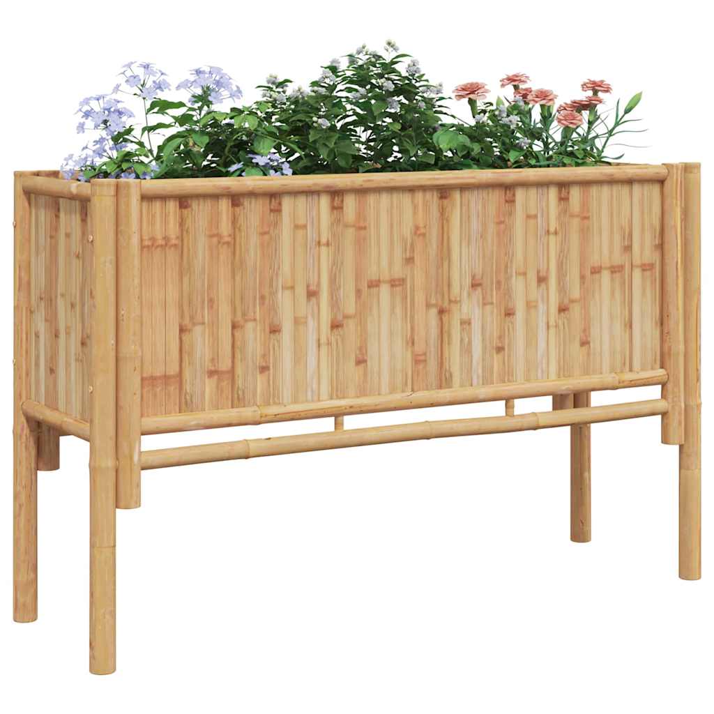 Garden Raised Bed Brown 110 x 35 x 70 cm Bamboo