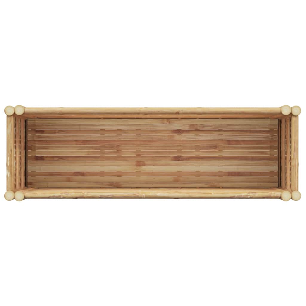 Garden Raised Bed Brown 110 x 35 x 70 cm Bamboo