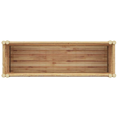 Garden Raised Bed Brown 110 x 35 x 70 cm Bamboo