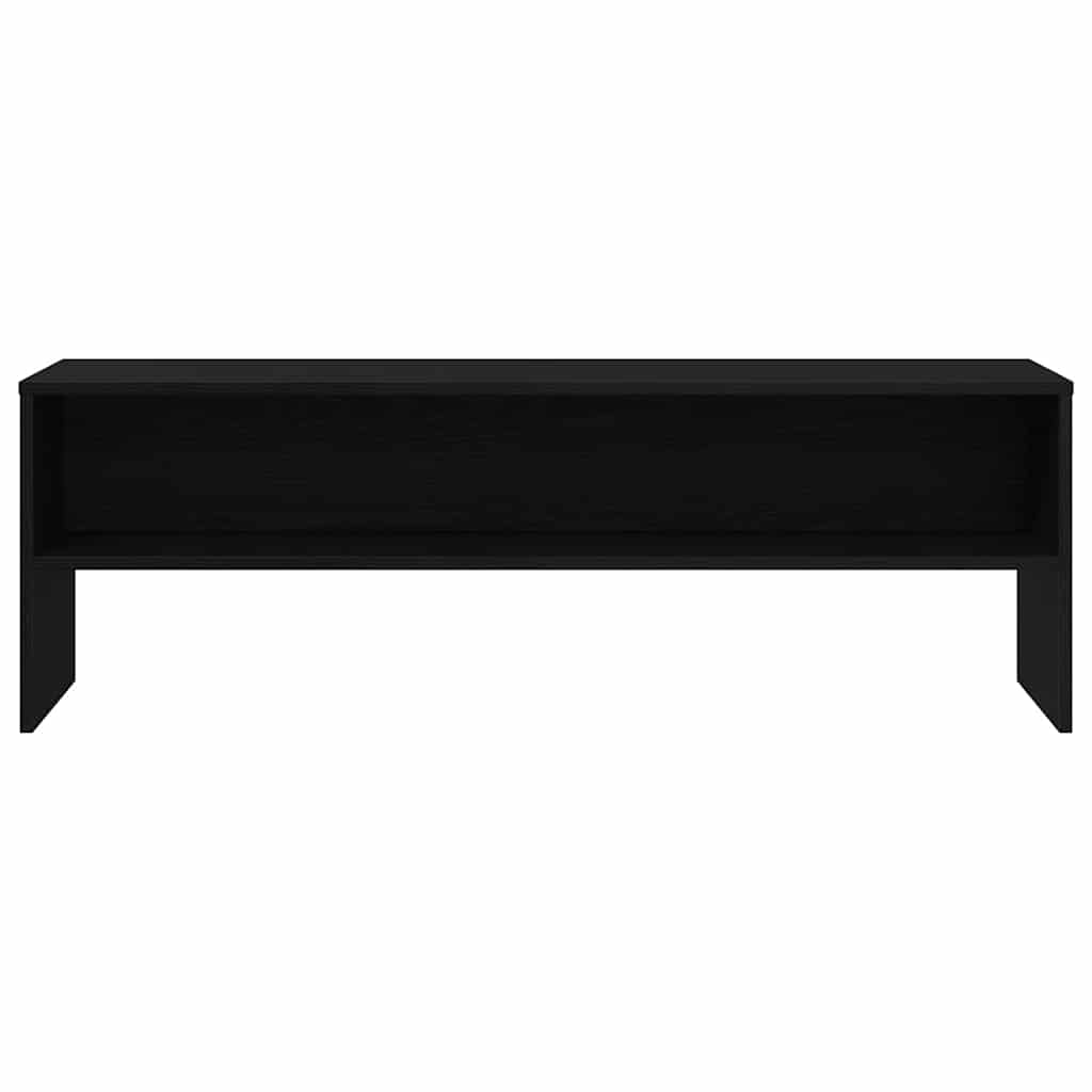 TV Cabinet Black Oak 120x40x40 cm Engineered Wood