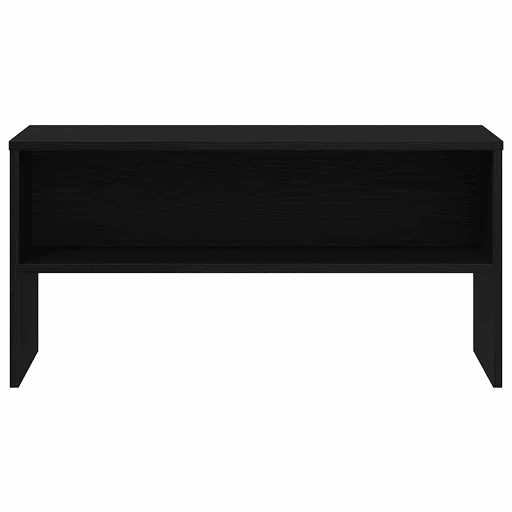 TV Cabinet Black Oak 80x40x40 cm Engineered Wood