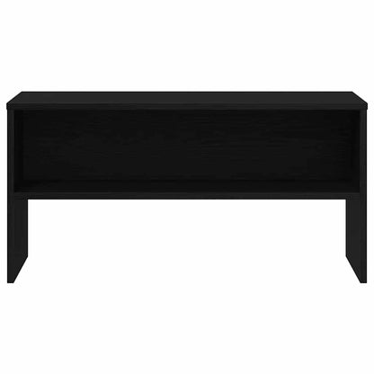 TV Cabinet Black Oak 80x40x40 cm Engineered Wood