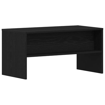 TV Cabinet Black Oak 80x40x40 cm Engineered Wood