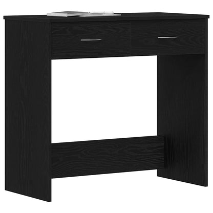 Desk Black oak 80 x 40 x 75 cm Engineered wood