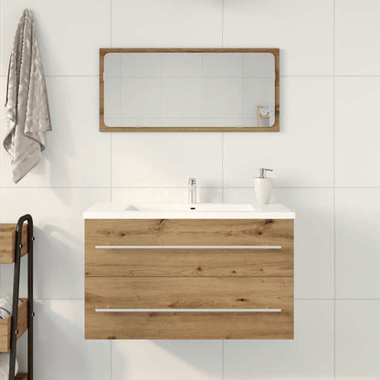 Bathroom Sink Cabinet Artisan Oak 80x38.5x48 cm Engineered Wood