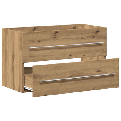 Bathroom Sink Cabinet Artisan Oak 80x38.5x48 cm Engineered Wood