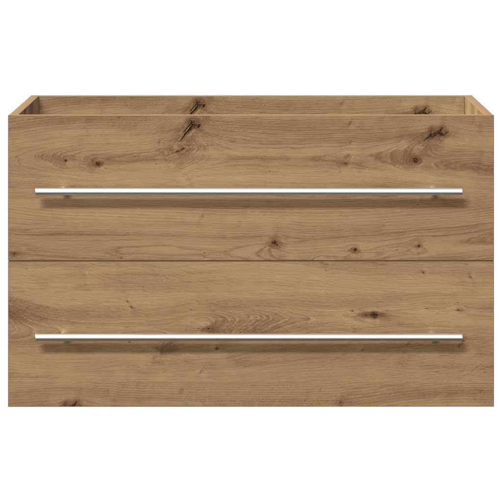 Bathroom Sink Cabinet Artisan Oak 80x38.5x48 cm Engineered Wood