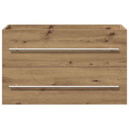 Bathroom Sink Cabinet Artisan Oak 80x38.5x48 cm Engineered Wood
