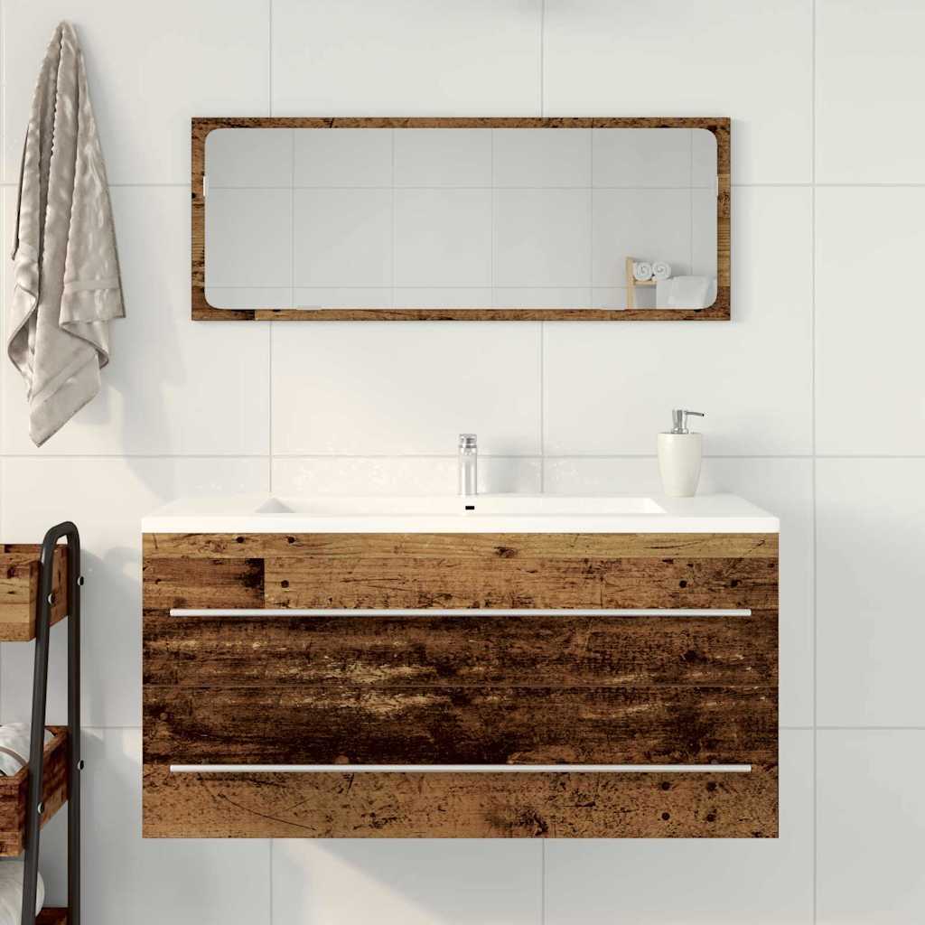 Sink cabinet Old Wood 100 x 38.5 x 48 cm Engineered Wood