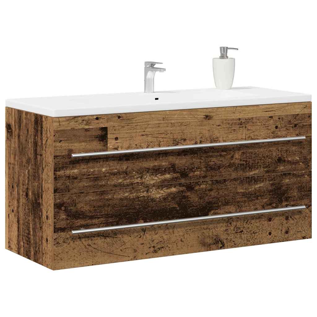 Sink cabinet Old Wood 100 x 38.5 x 48 cm Engineered Wood