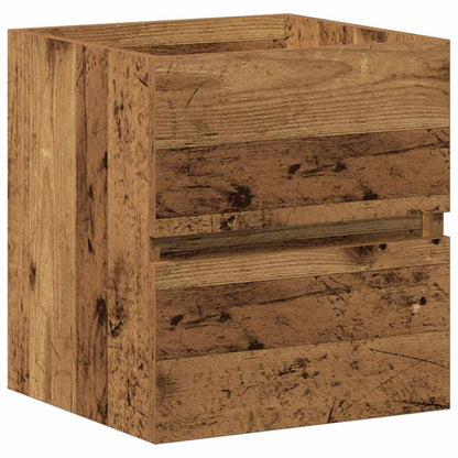 Bathroom Sink Cabinet with Drawer Old Wood 41 x 38.5 x 45 cm