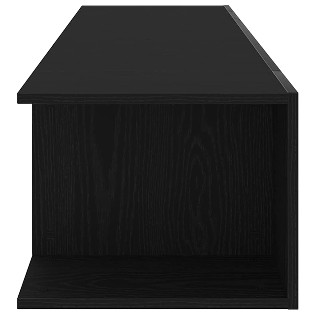 TV Cabinet Black Oak 135 x 39 x 30 cm Engineered Wood