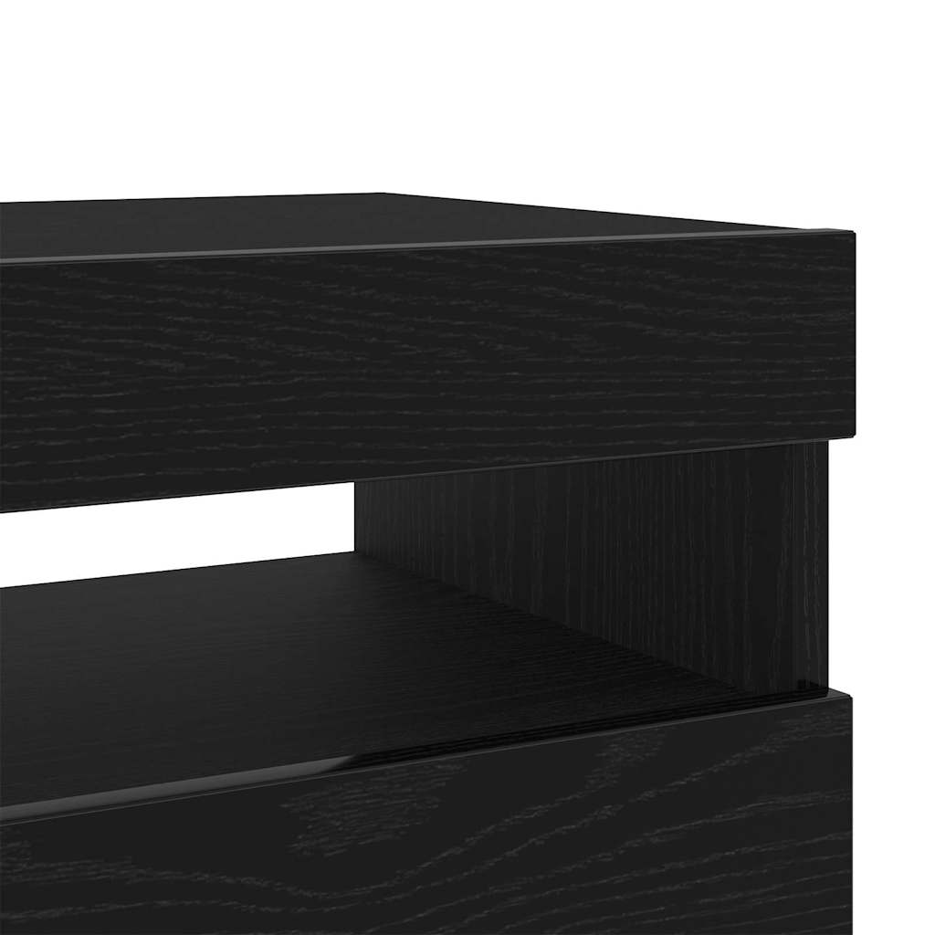 TV Cabinet Black Oak 100 x 35 x 40 cm Engineered Wood