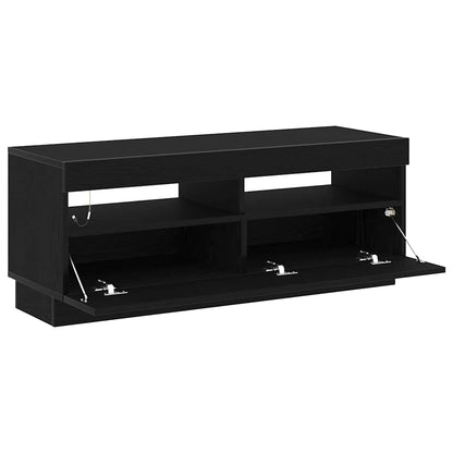 TV Cabinet Black Oak 100 x 35 x 40 cm Engineered Wood