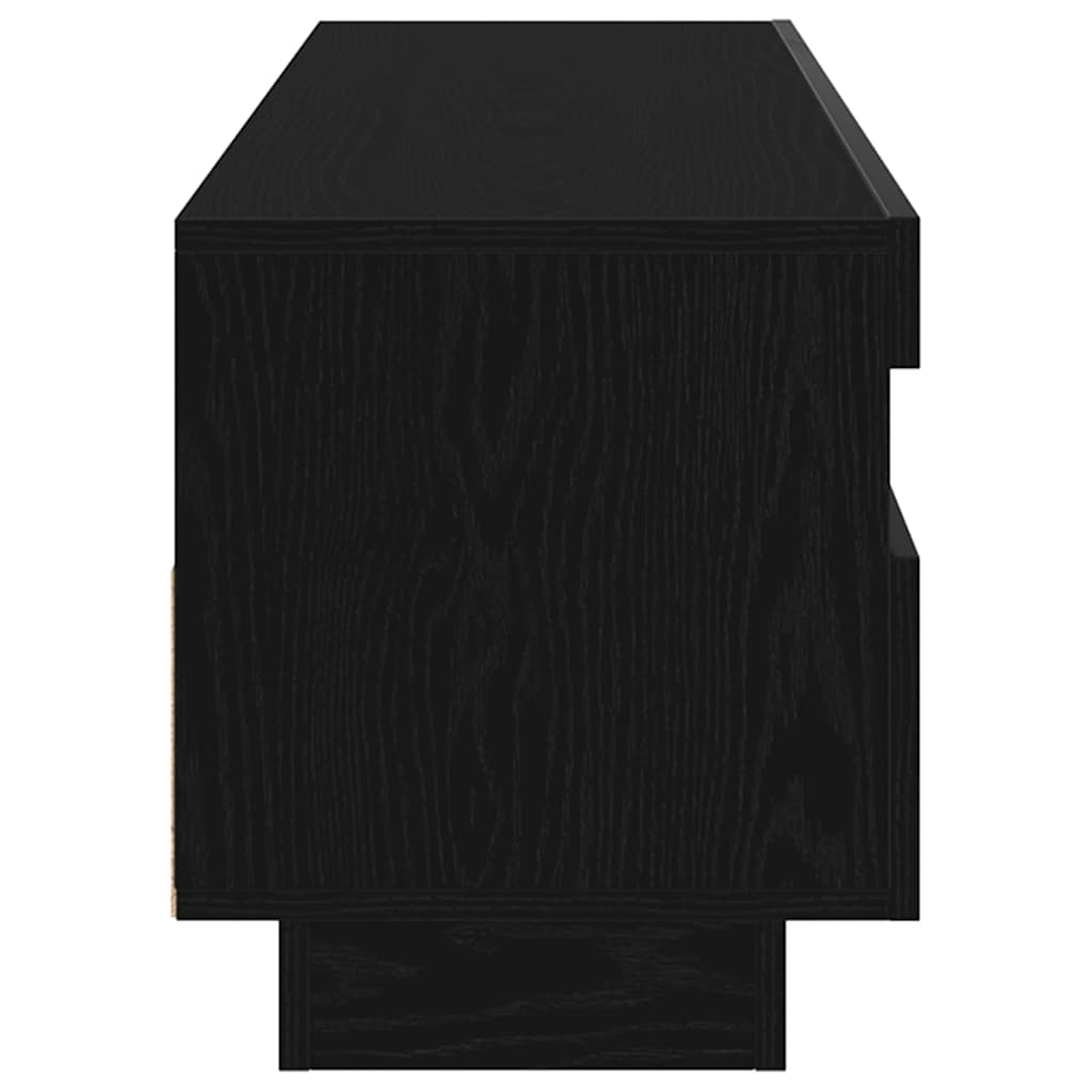 TV Cabinet Black Oak 100 x 35 x 40 cm Engineered Wood