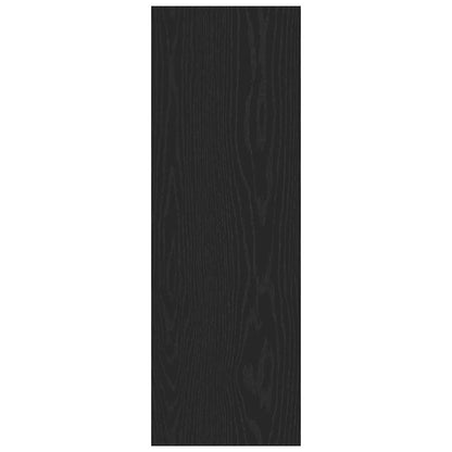 Wall TV Cabinet Black Oak 30.5 x 30 x 90 cm Engineered Wood
