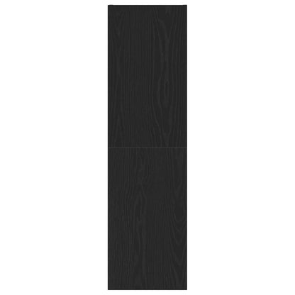 Wall TV Cabinet Black Oak 30.5 x 30 x 110 cm Engineered Wood