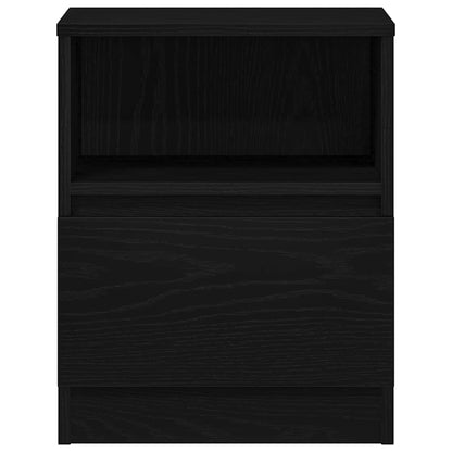 Bedside Cabinet 2 pcs Black oak 40 x 40 x 50 cm Engineered wood