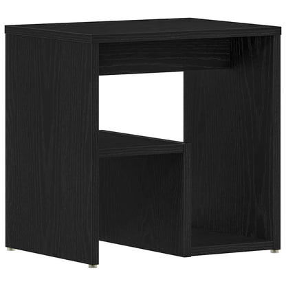 Bedside Cabinet Black oak 40 x 30 x 40 cm Engineered wood