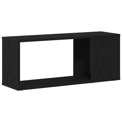 TV Cabinet Set Black Oak 80 x 24 x 32 cm Engineered Wood