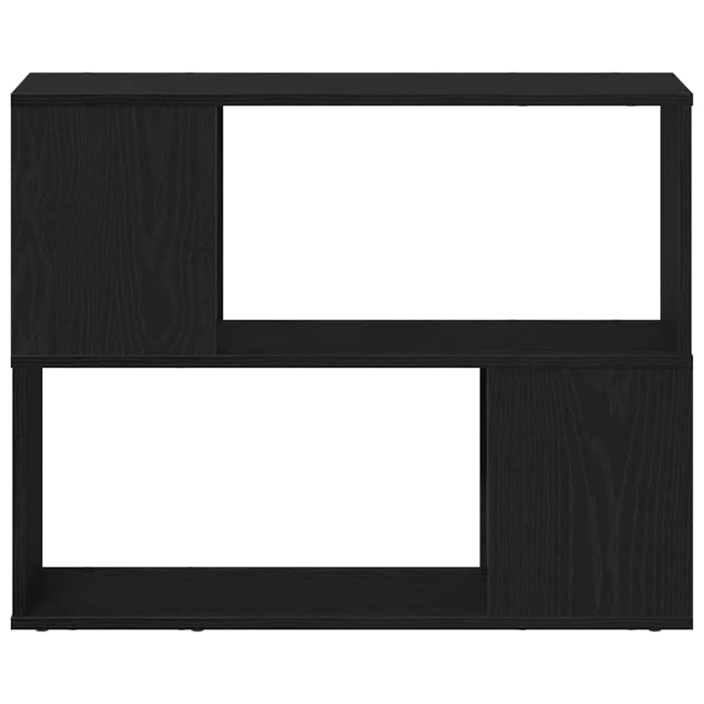 TV Cabinet Set Black Oak 80 x 24 x 63 cm Engineered Wood