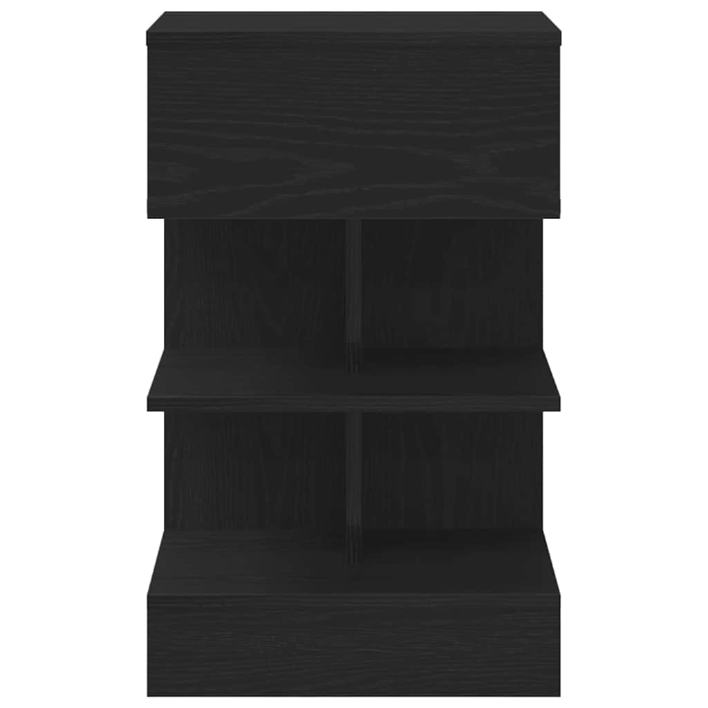 Bedside Cabinet2 pcs Black oak