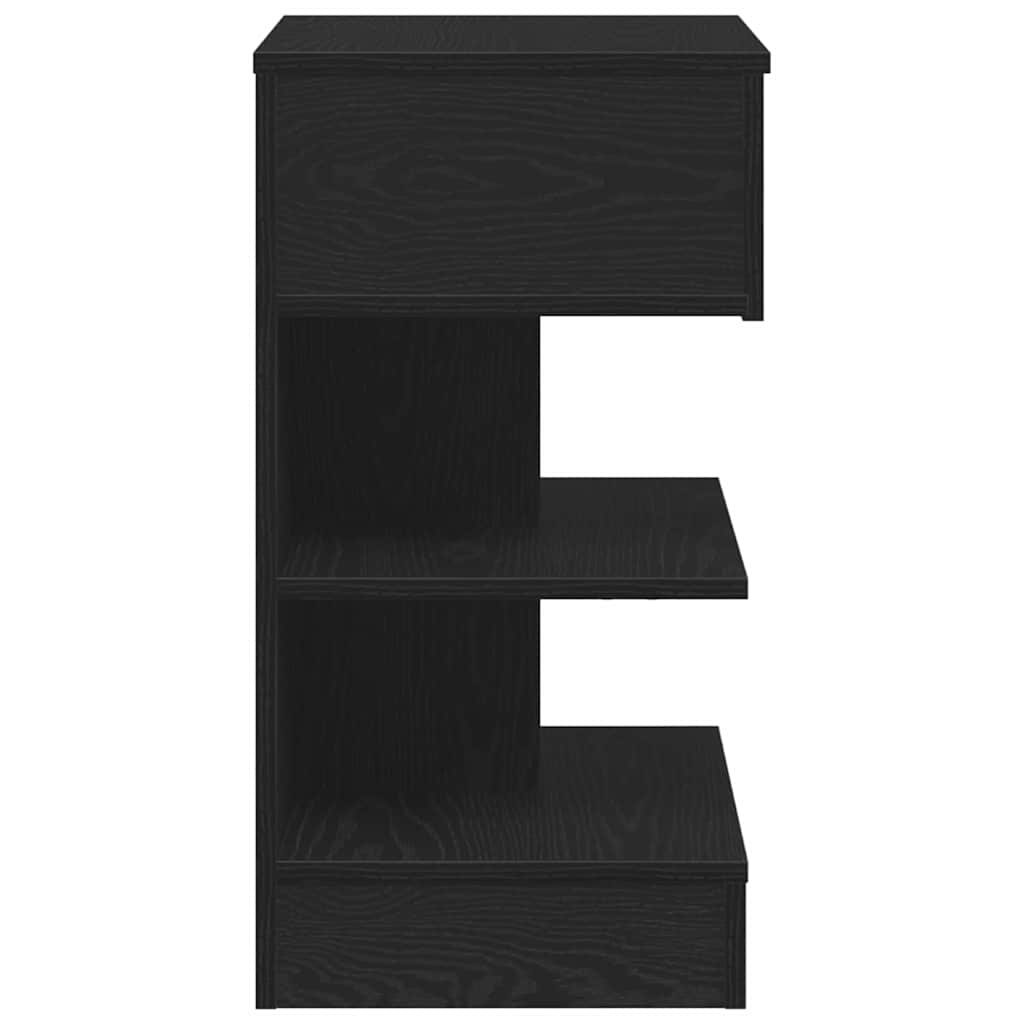 Bedside Cabinet2 pcs Black oak