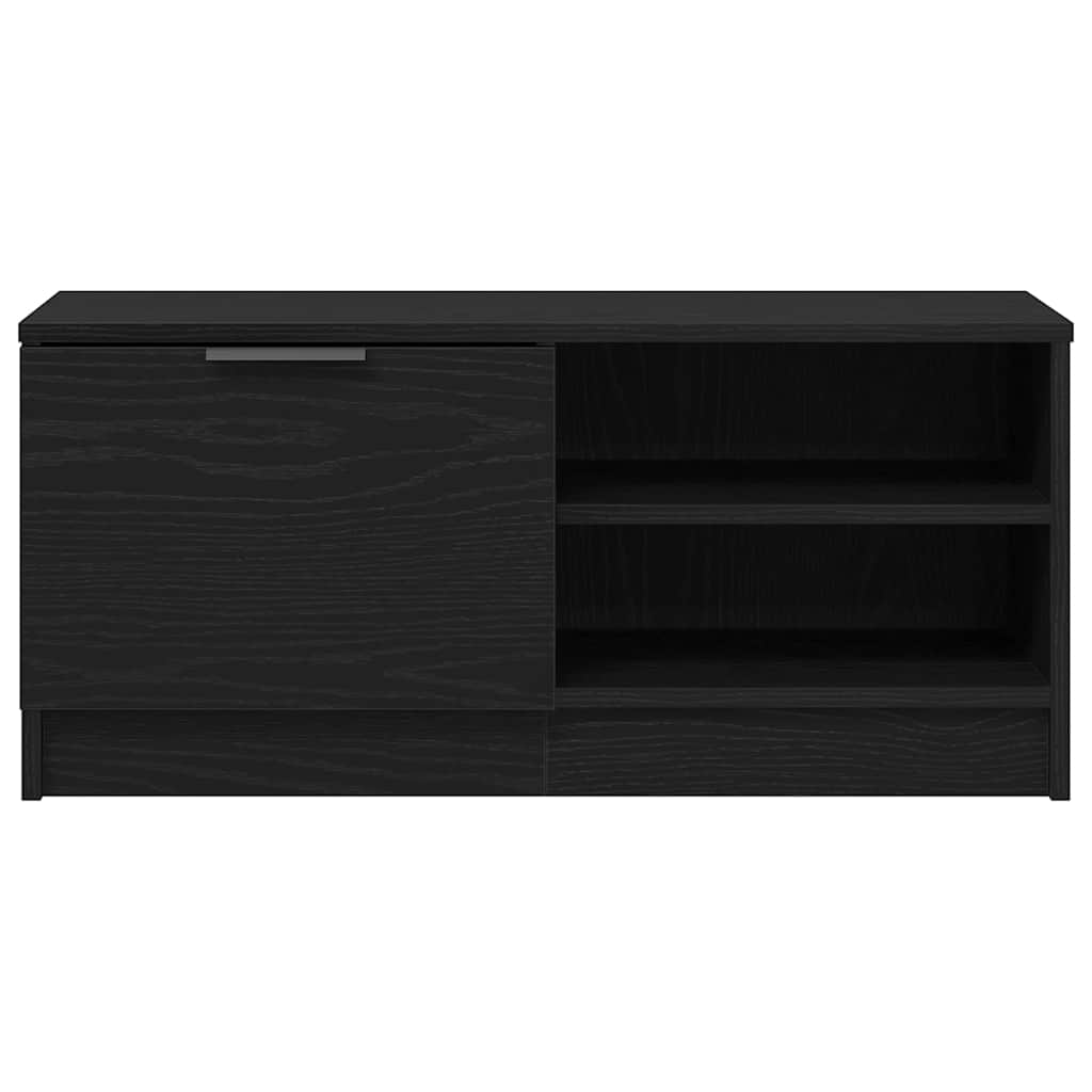 TV Cabinet Black Oak 80 x 35 x 36.5 cm Engineered Wood