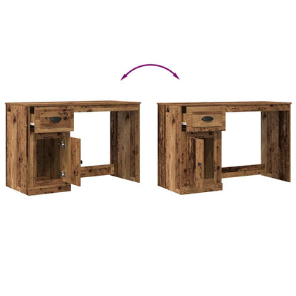 Desk with Drawer Old Wood 50 x 115 x 75 cm Engineered Wood