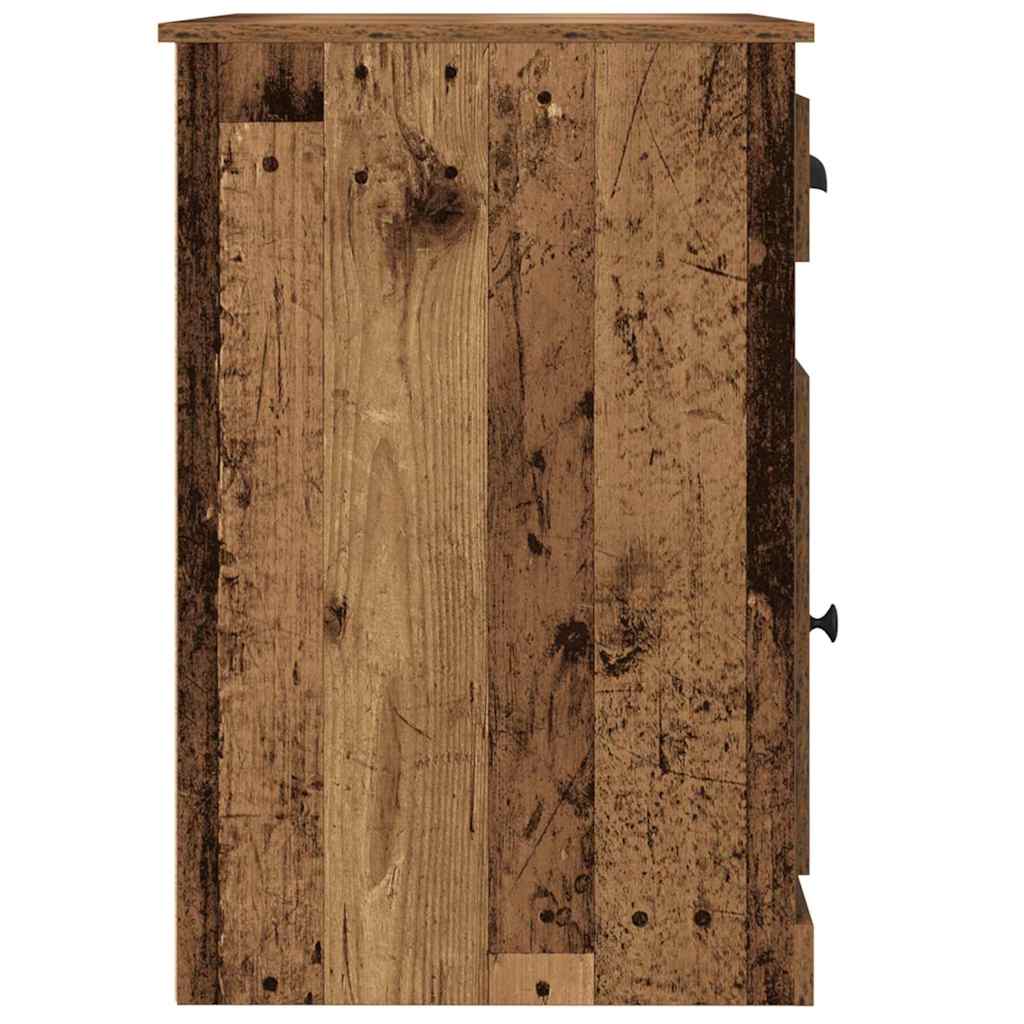 Desk with Drawer Old Wood 50 x 115 x 75 cm Engineered Wood