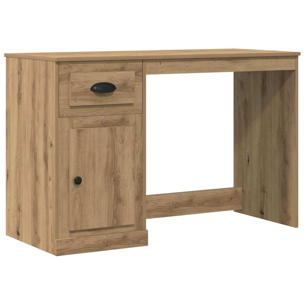 Desk with Drawer Artisan Oak 50 x 115 x 75 cm Engineered Wood