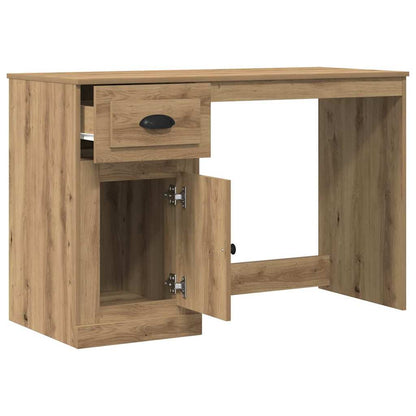 Desk with Drawer Artisan Oak 50 x 115 x 75 cm Engineered Wood